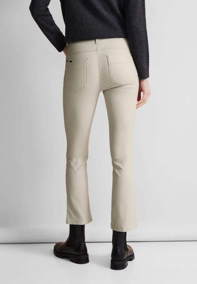 Street One Hosen*Coating Slim Fit Hose smooth sand beige