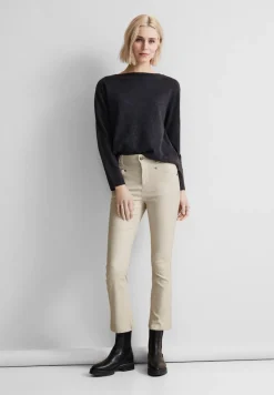 Street One Hosen*Coating Slim Fit Hose smooth sand beige