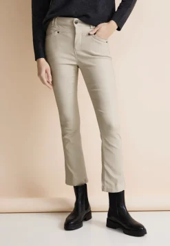 Street One Hosen*Coating Slim Fit Hose smooth sand beige
