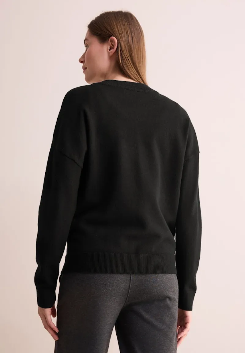 Cecil Pullover & Sweatshirts*College Cardigan Black