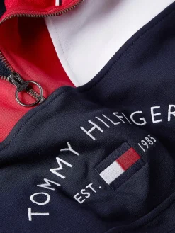 Tommy Hilfiger Pullover & Sweatshirts*COLOR BLOCK MOCK NECK red - multi