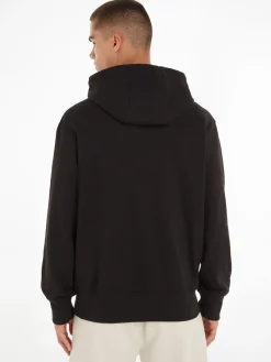 Calvin Klein Jeans Pullover & Sweatshirts*CONNECTED LAYER LANDSCAPE HOODIE ck black