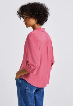 Street One Blusen*Cord Hemdbluse almond coral