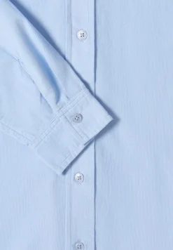 Cecil Blusen*Cord Hemdbluse light sky blue