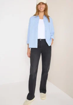 Cecil Blusen*Cord Hemdbluse light sky blue