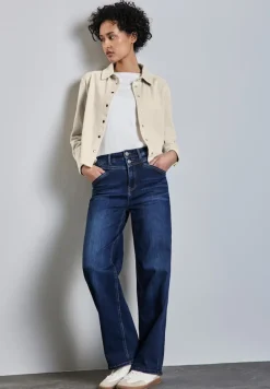 Street One Blusen*Cordbluse mit Knopfleiste smooth sand beige