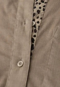 Street One Blusen*Cordbluse mit Tapedetails flowing beige