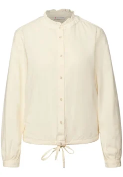 Street One Blusen*Cordbluse mit Tunnelzug soft beige