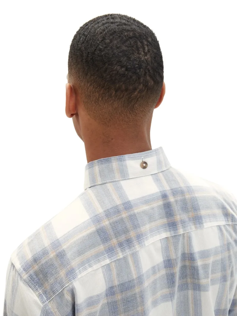 Tom Tailor Hemden|Big Boys*Cordhemd mit Karomuster beige colorful structure check