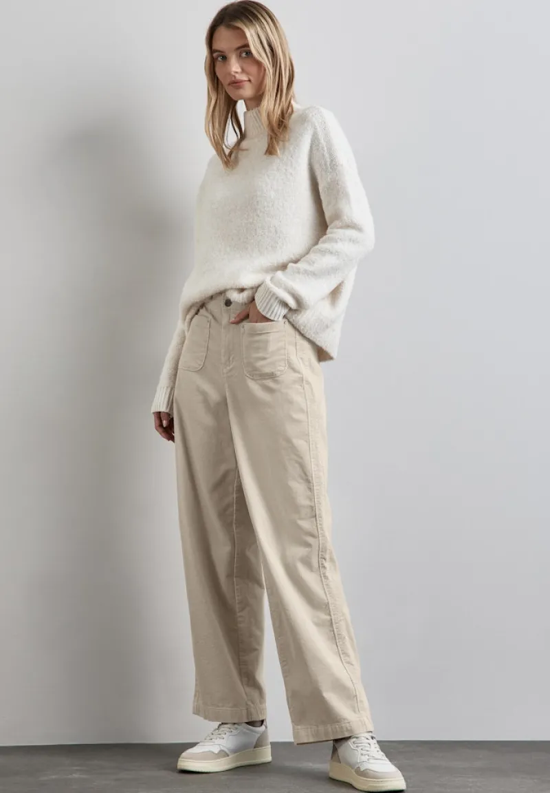 Street One Hosen*Cordhose im Casual Fit pebble beige