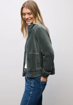Street One Jacken*Cordjacke mit Zipper Balsam Green