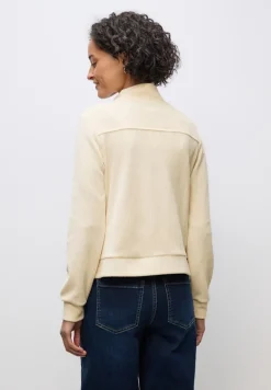 Street One Pullover & Sweatshirts*Cordjacke mit Zipper soft beige