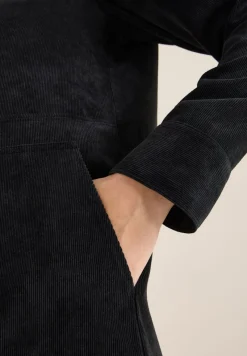 Cecil Kleider*Cordkleid mit Zipper Black