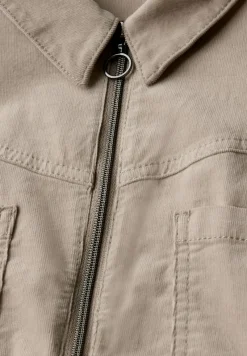 Street One Kleider*Cordkleid mit Zipper morning beige