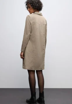 Street One Kleider*Cordkleid mit Zipper morning beige