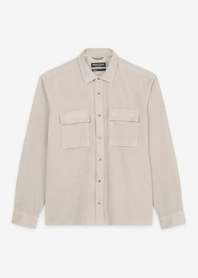 Marc O'Polo Hemden*Cord-Overshirt dapple gray