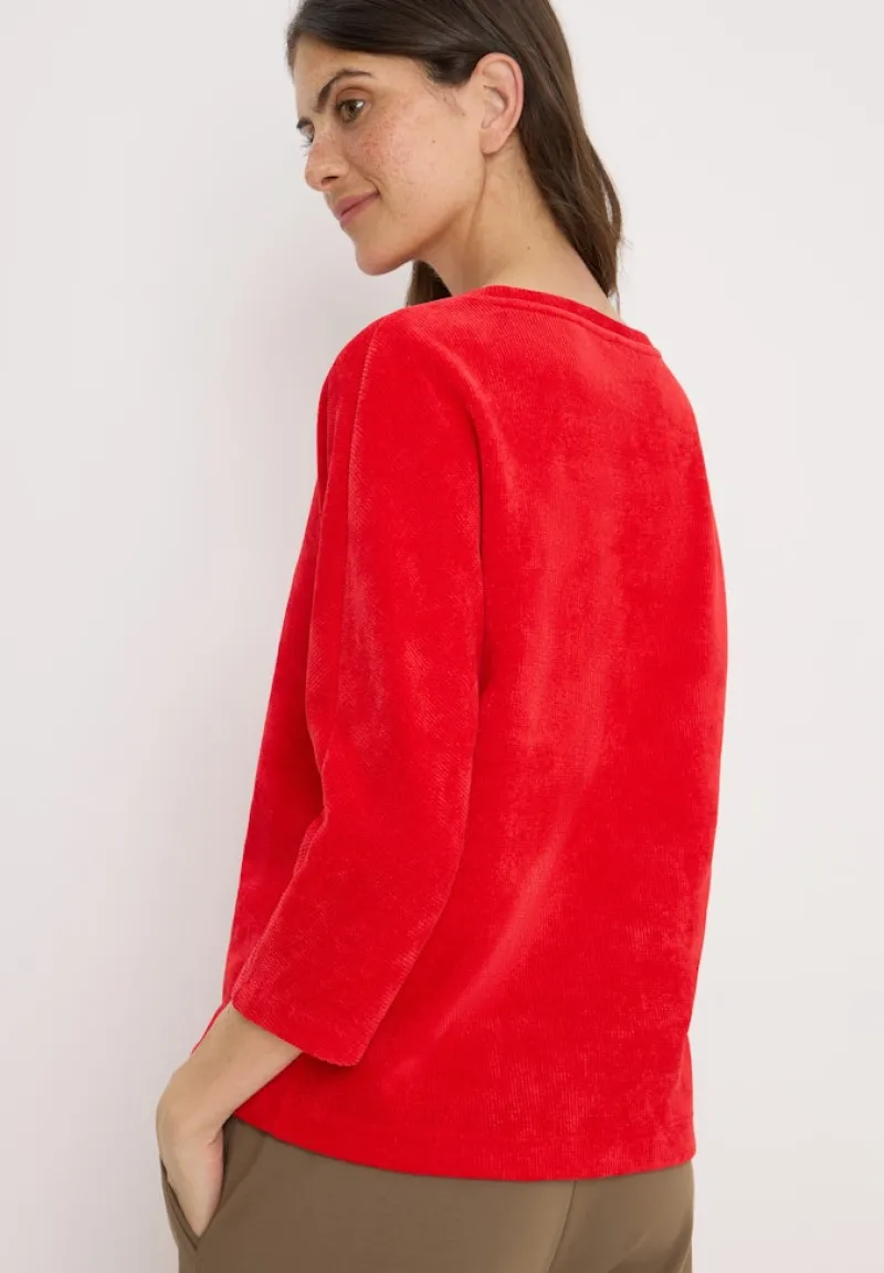 Cecil Shirts*Cordshirt Fiery Red