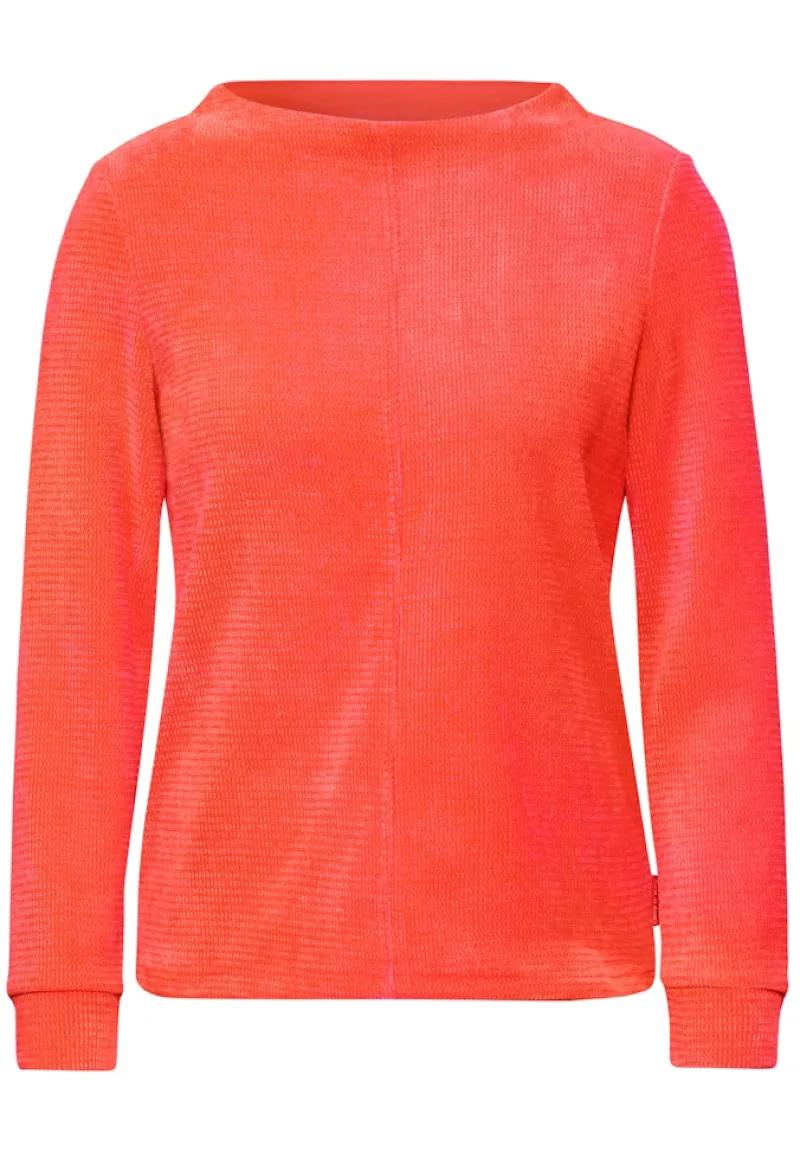 Cecil Shirts*Cord-Shirt juicy orange