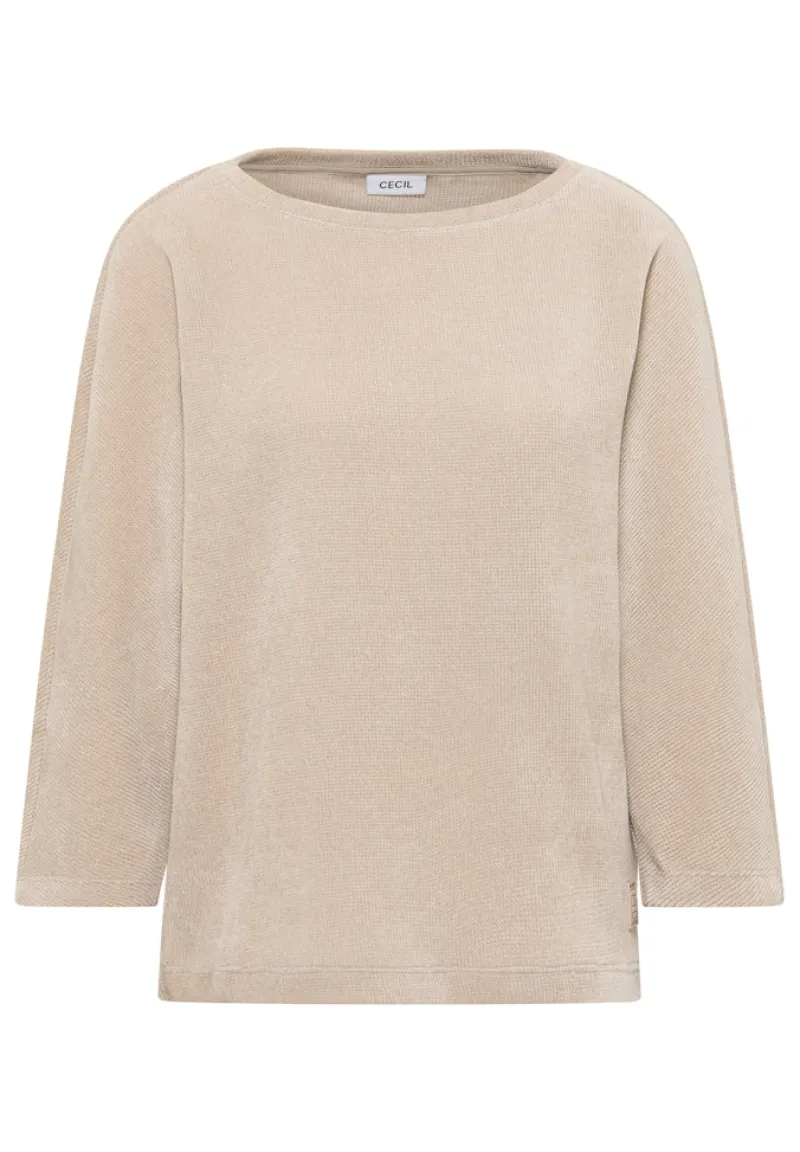 Cecil Shirts*Cordshirt oat milk beige