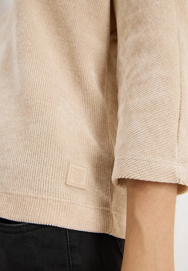 Cecil Shirts*Cordshirt oat milk beige