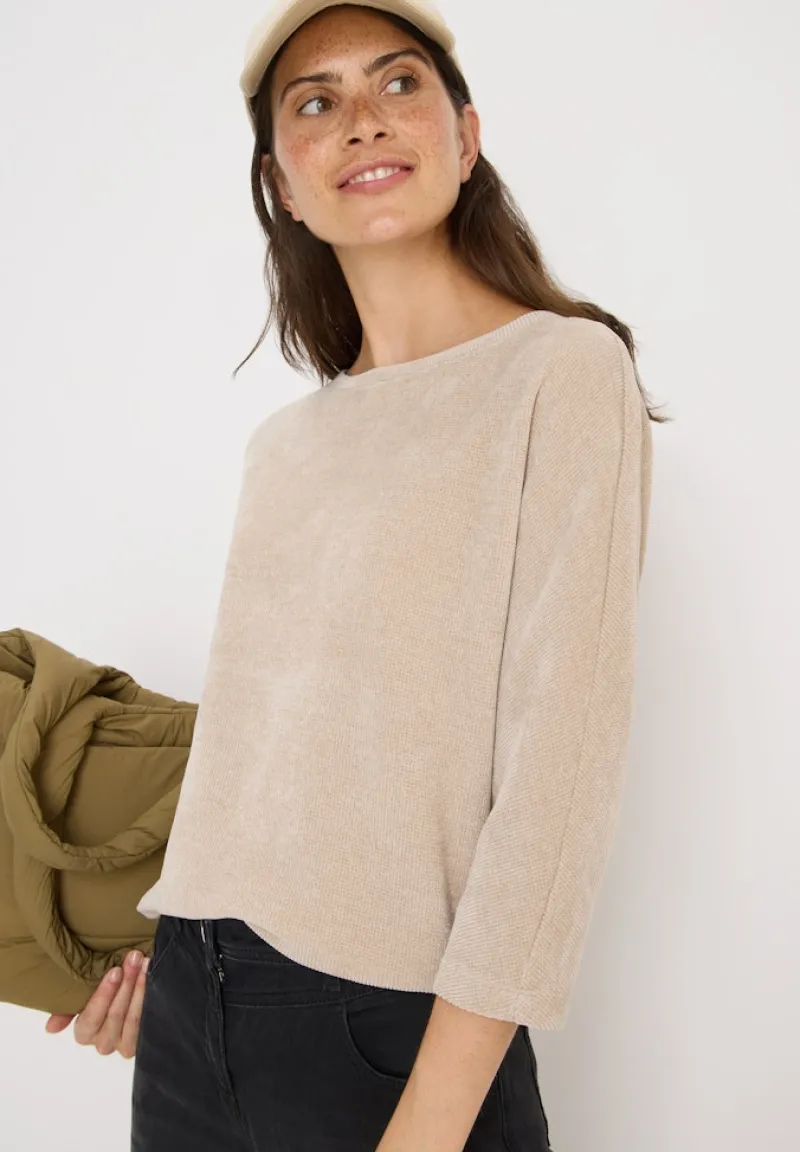 Cecil Shirts*Cordshirt oat milk beige