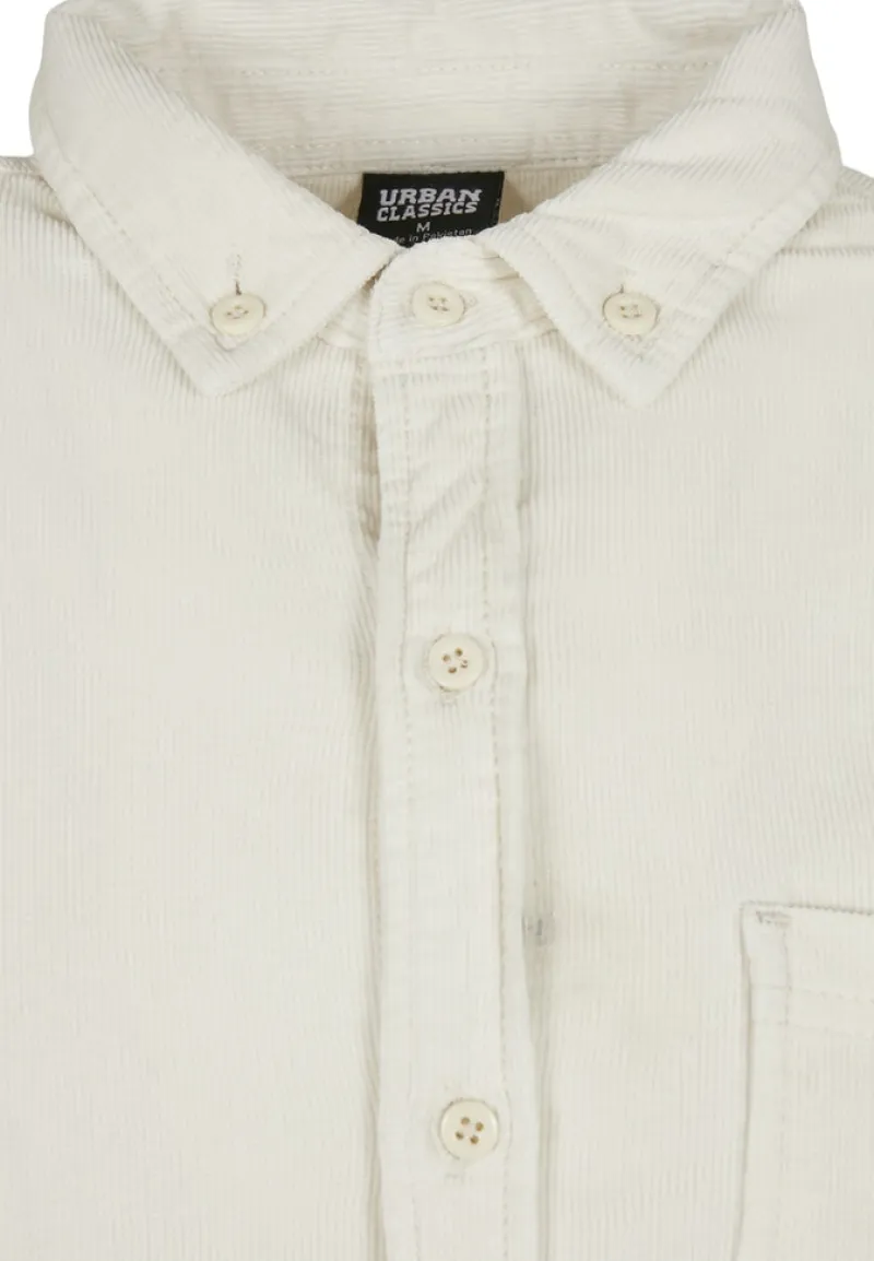 Urban Classics Hemden*Corduroy Shirt whitesand