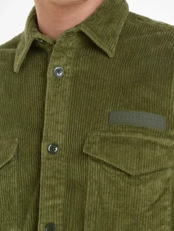 Tommy Hilfiger Hemden*CORDUROY SOLID OVERSHIRT putting green