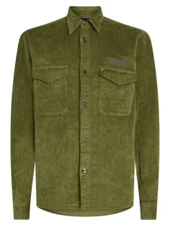 Tommy Hilfiger Hemden*CORDUROY SOLID OVERSHIRT putting green