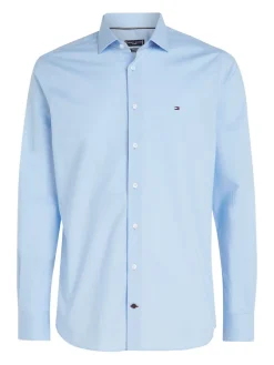 Tommy Hilfiger Hemden|Big Boys*CORE CL FLEX POPLIN SF SHIRT custom color light blue