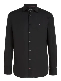 Tommy Hilfiger Hemden|Big Boys*CORE CL FLEX POPLIN SF SHIRT Black