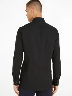 Tommy Hilfiger Hemden|Big Boys*CORE CL FLEX POPLIN SF SHIRT Black