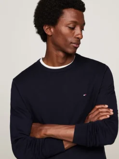 Tommy Hilfiger Pullover & Sweatshirts|Big Boys*CORE ESSENTIAL COTTON CREW NECK desert sky