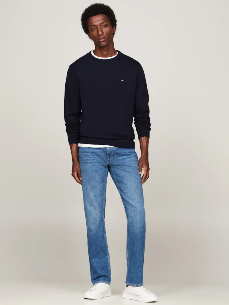 Tommy Hilfiger Pullover & Sweatshirts|Big Boys*CORE ESSENTIAL COTTON CREW NECK desert sky