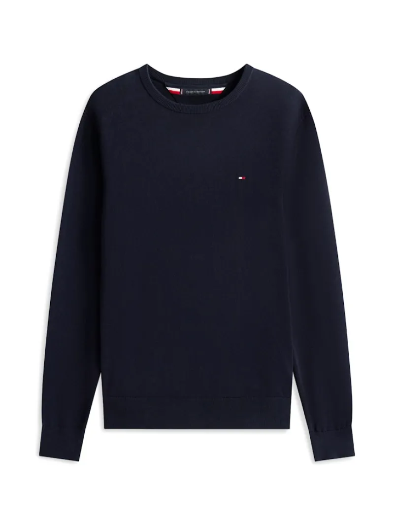 Tommy Hilfiger Pullover & Sweatshirts|Big Boys*CORE ESSENTIAL COTTON CREW NECK desert sky