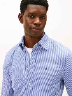 Tommy Hilfiger Hemden*CORE FLEX POP CLASSIC STP SHIRT wedge blue - stripe