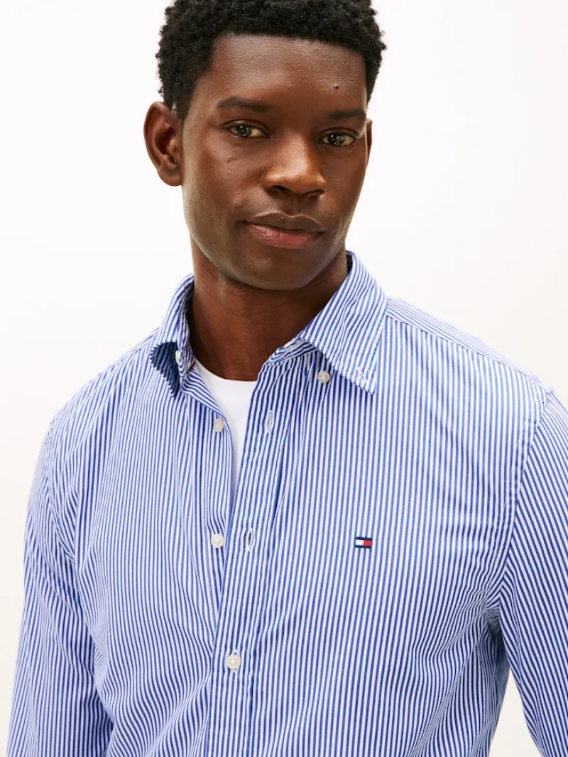 Tommy Hilfiger Hemden*CORE FLEX POP CLASSIC STP SHIRT wedge blue - stripe