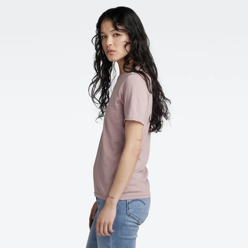 G-star Raw Shirts*Core slim r t wmn lt berry mist