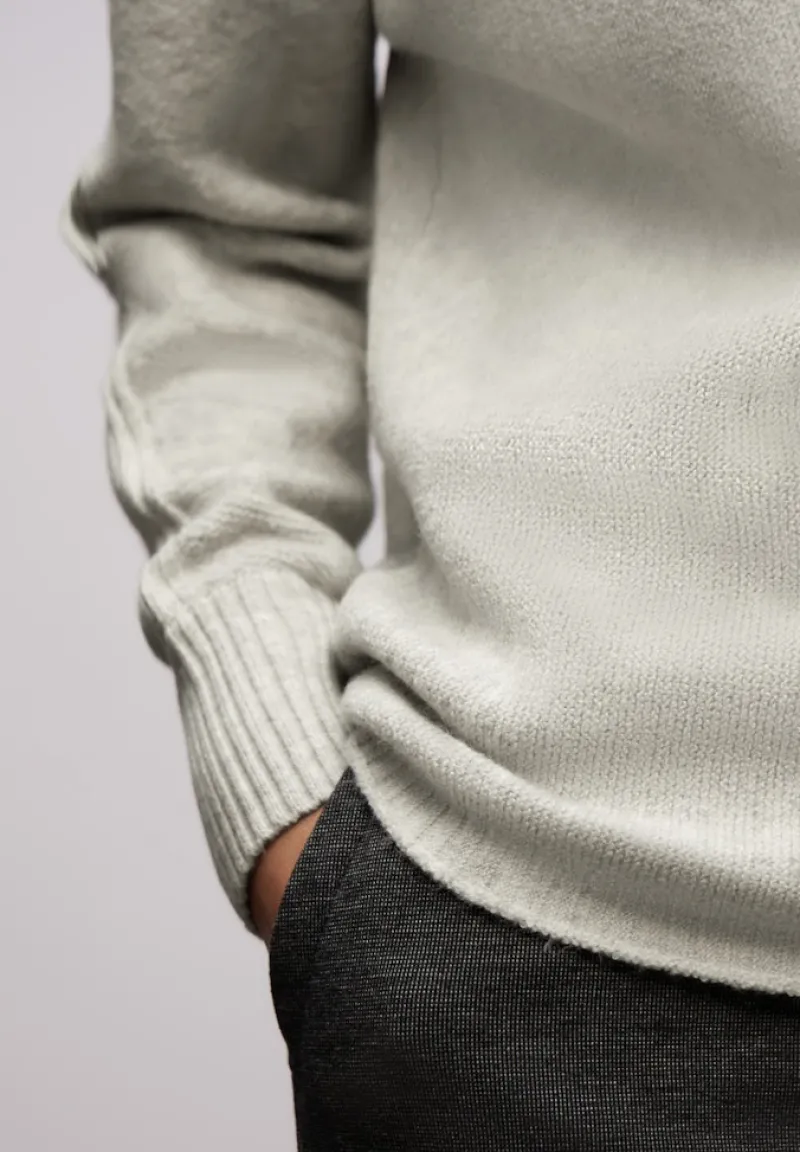 Street One Pullover & Sweatshirts*Cosy Dolman Pullover pelican grey mel.