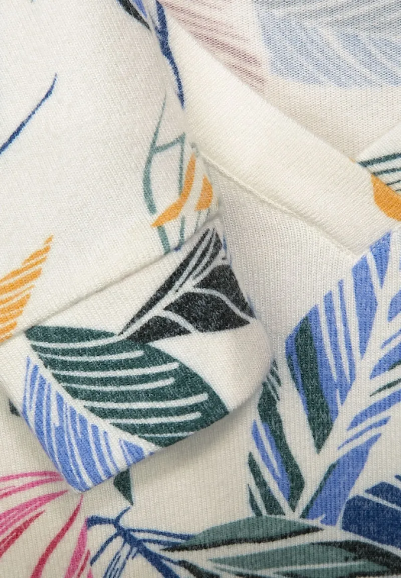 Cecil Pullover & Sweatshirts*Cosy feel Shirt mit Print vanilla white