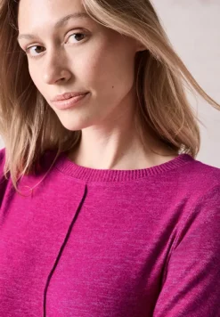 Cecil Shirts*Cosy Langarmshirt jewel pink melange