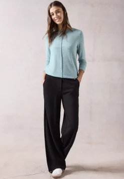 Cecil Shirts*Cosy Langarmshirt turquoise melange