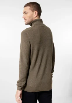 Street One Men Pullover & Sweatshirts|Big Boys*Cosy Rollkragenpullover dune brown melange