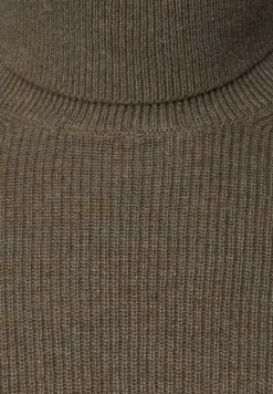 Street One Men Pullover & Sweatshirts|Big Boys*Cosy Rollkragenpullover dune brown melange