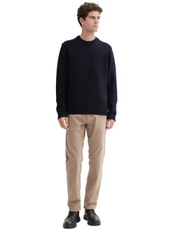 Tom Tailor Pullover & Sweatshirts|Big Boys*Cosy Strickpullover mit Logo-Badge knitted navy melange