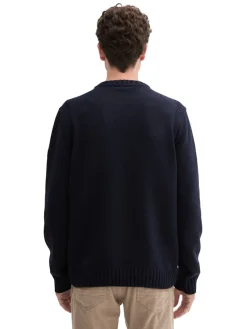 Tom Tailor Pullover & Sweatshirts|Big Boys*Cosy Strickpullover mit Logo-Badge knitted navy melange