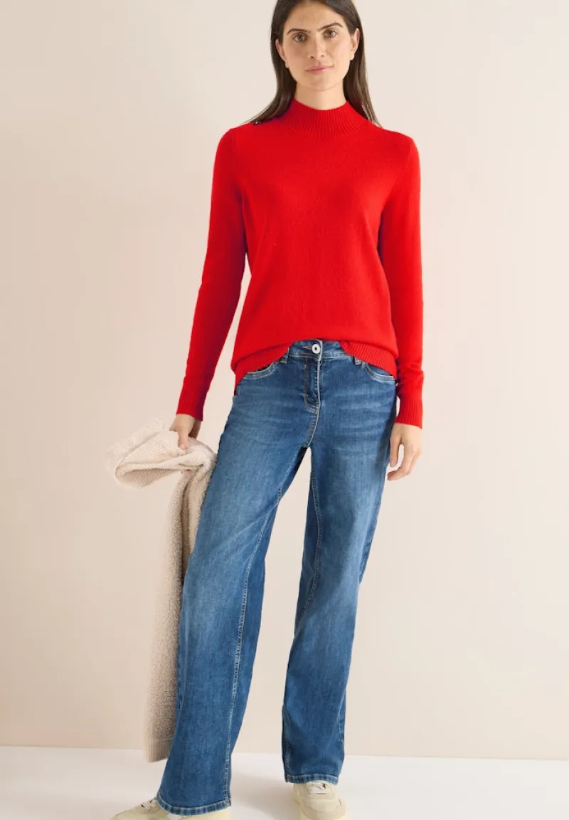 Cecil Pullover & Sweatshirts*Cosy Turtleneck Pullover pumpkin orange