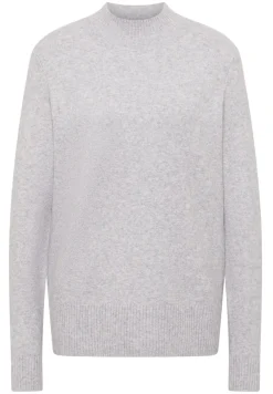 Cecil Pullover & Sweatshirts*Cosy Turtleneck Pullover luna grey melange