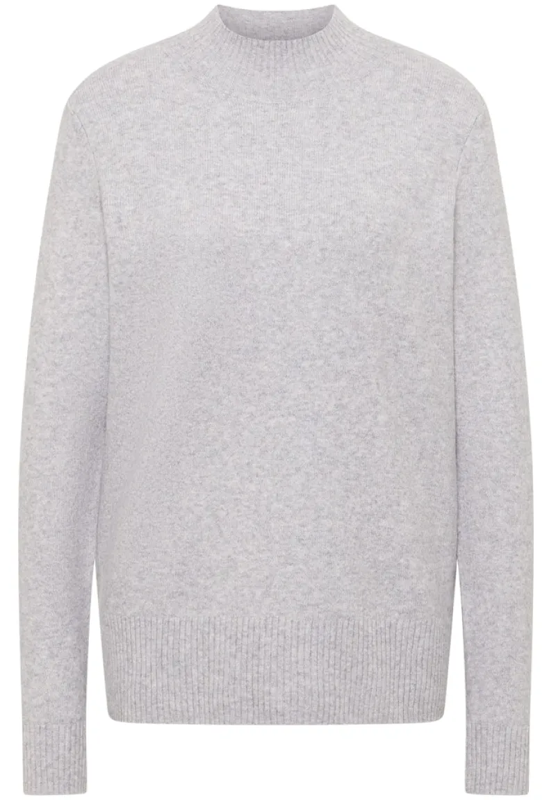 Cecil Pullover & Sweatshirts*Cosy Turtleneck Pullover luna grey melange