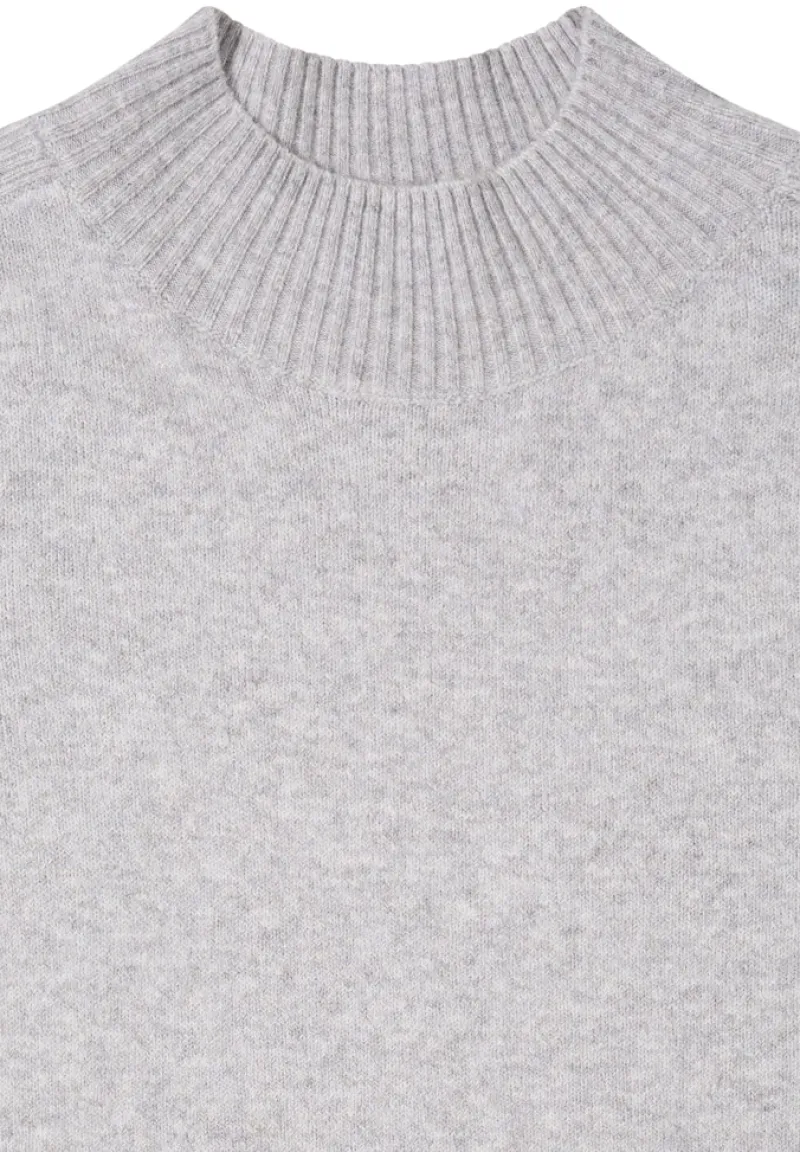 Cecil Pullover & Sweatshirts*Cosy Turtleneck Pullover luna grey melange