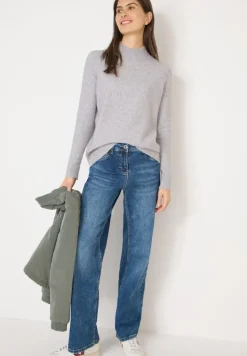 Cecil Pullover & Sweatshirts*Cosy Turtleneck Pullover luna grey melange